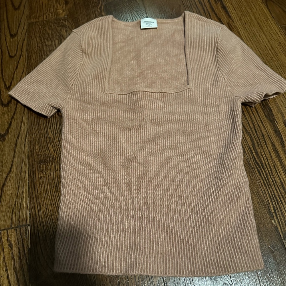 Abercrombie & Fitch Ottoman Squareneck Sweater Tee Shirt